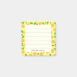 Notas Post-it® Colección Peras Doradas Amarillo Brillante