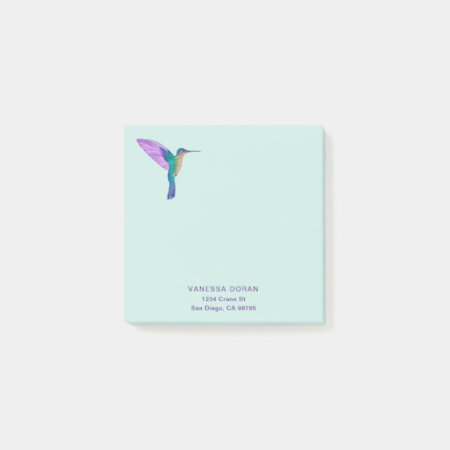 Notas Post-it® Colibrí (Anverso)