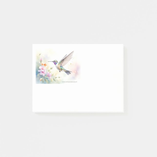Notas Post-it® Colibrí (Anverso)
