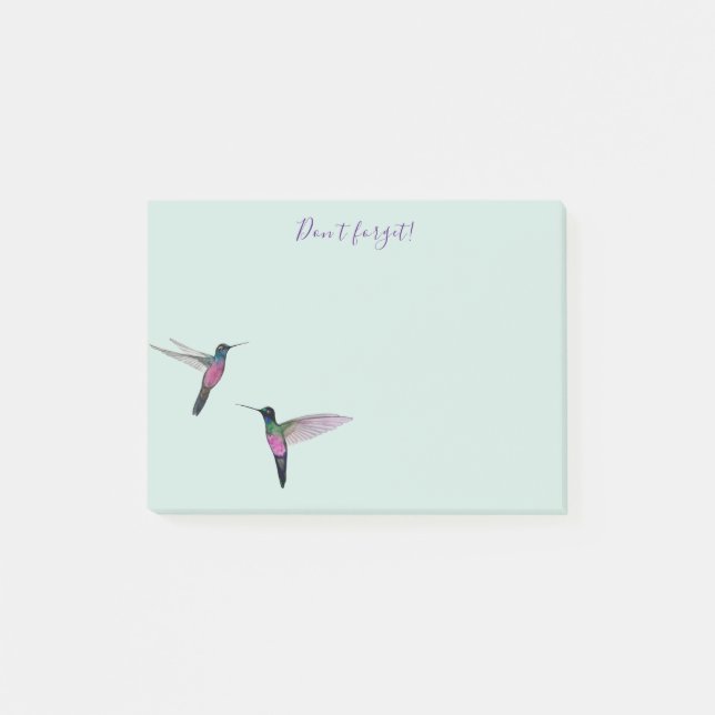 Notas Post-it® Colibrí (Anverso)