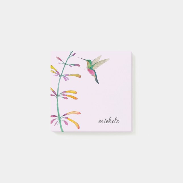 Notas Post-it® Colibrí personalizado  (Anverso)