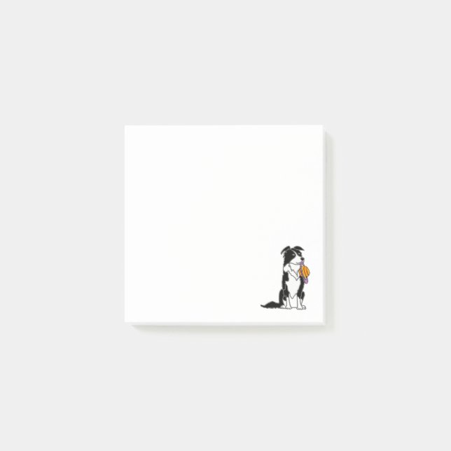 Notas Post-it® Colirio de borde divertido con disco Saturno (Anverso)