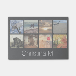 Notas Post-it® Collage de imágenes de mosaico multifoto personali