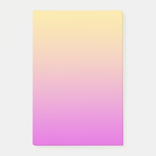 Notas Post-it® Color Amarillo Purpura (Anverso)