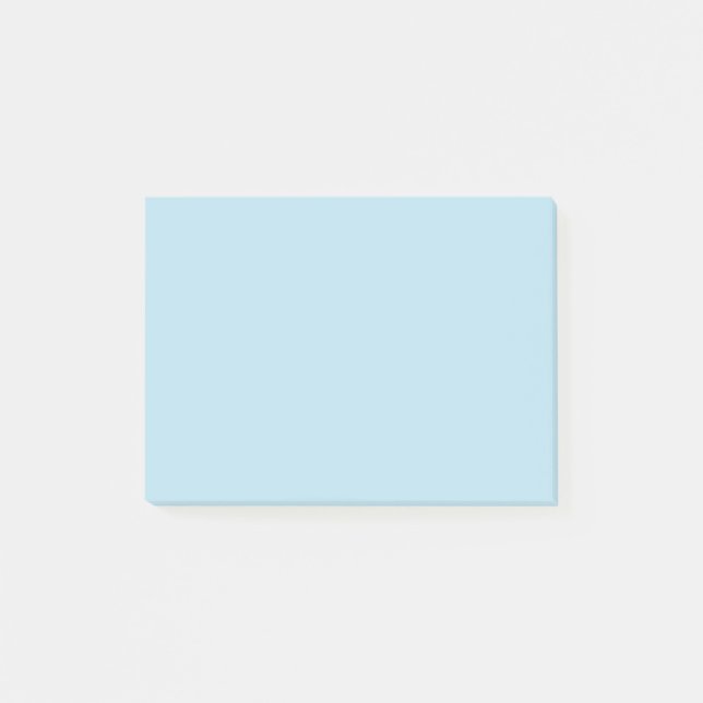 Notas Post-it® Color azul claro B06 (Anverso)
