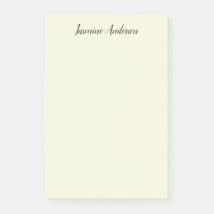 Notas Post-it® Color beige Minimalista moderno profesional