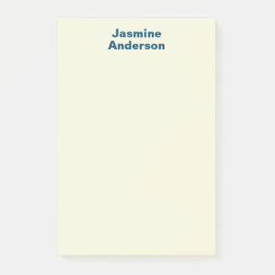 Notas Post-it® Color beige Minimalista moderno profesional
