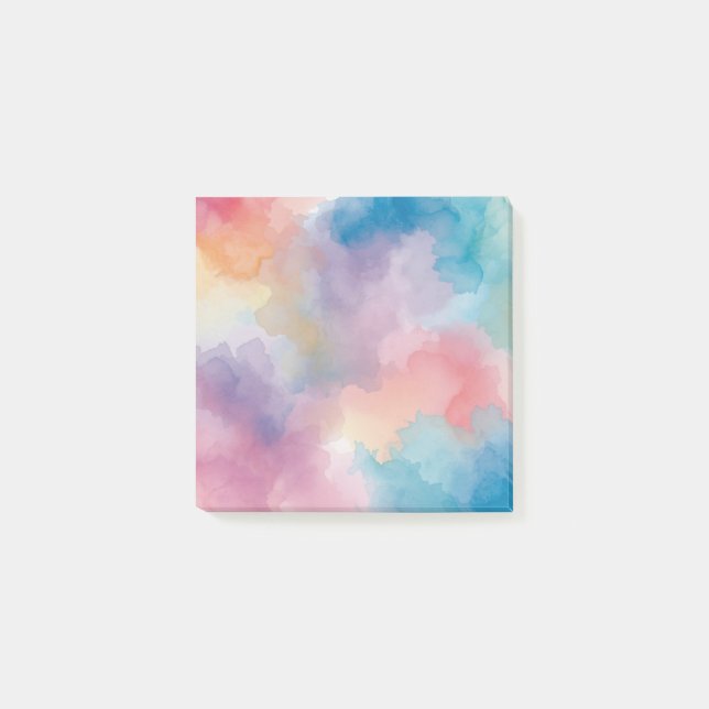 Notas Post-it® Color de agua (Anverso)