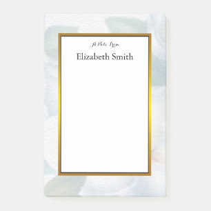 Notas Post-it® Color de agua elegante personalizado