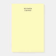 Color de crema Profesional Único Clásico Su Nombre