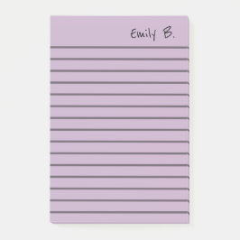 Notas Post-it® Color de encargo personalizado 4x6 alineado