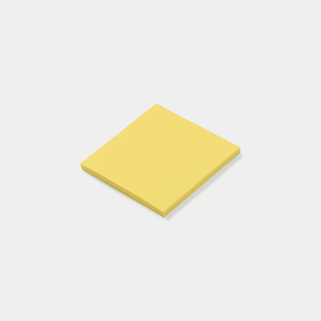 Notas Post-it® Color F3D54E (En perspectiva)