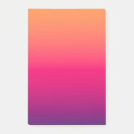 Notas Post-it® Color Naranja Rojo Purpura