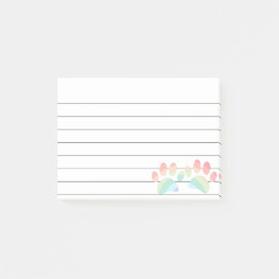 Notas Post-it® Color pastel Arcoiris Perro Pinta Impresiones 4x3