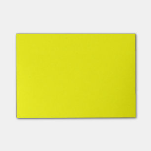 Notas Post-it® Color personalizado Highlighter Amarillo