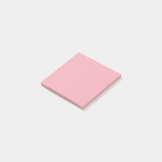 Notas Post-it® Color rosa sólido | Hex# F2ACB9 (En perspectiva)