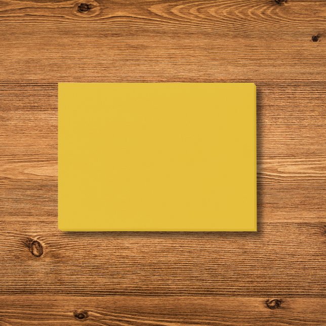 Notas Post-it® Color sólido amarillo mostaza (Subido por el creador)