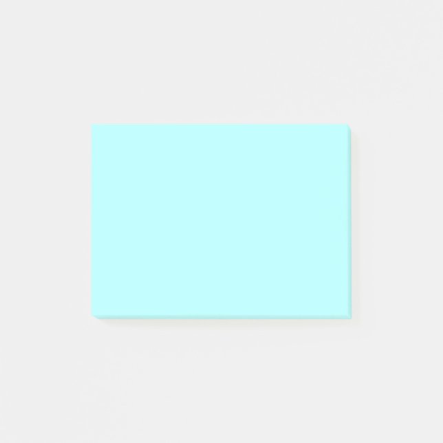 Notas Post-it® Color sólido Celeste (Anverso)
