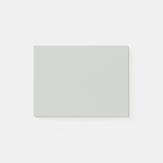 Notas Post-it® Color sólido gris verde neblinoso (Anverso)
