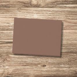 Notas Post-it® Color sólido Mocha marrón | Clásica | Elegante