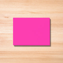 Notas Post-it® Color sólido neón rosado