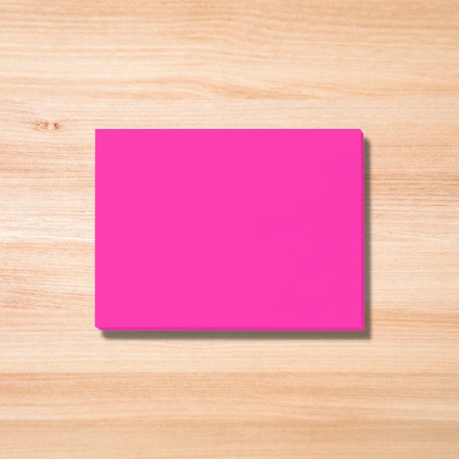 Notas Post-it® Color sólido neón rosado (Subido por el creador)