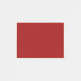 Notas Post-it® Color sólido rojo Crimson