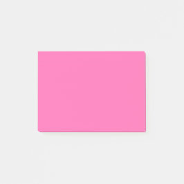 Notas Post-it® Color sólido rosa caliente