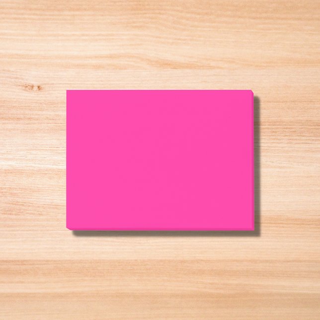 Notas Post-it® Color sólido rosa profundo (Subido por el creador)