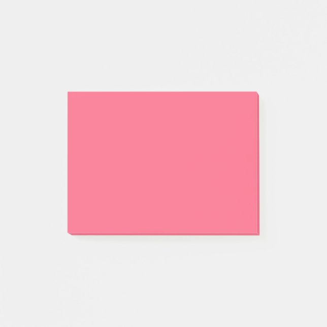 Notas Post-it® Color sólido rosado (Anverso)