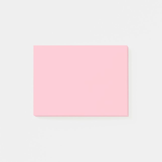 Notas Post-it® Color sólido rosado de los bblegs (Anverso)