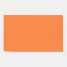 Notas Post-it® Color sólido tigre naranja