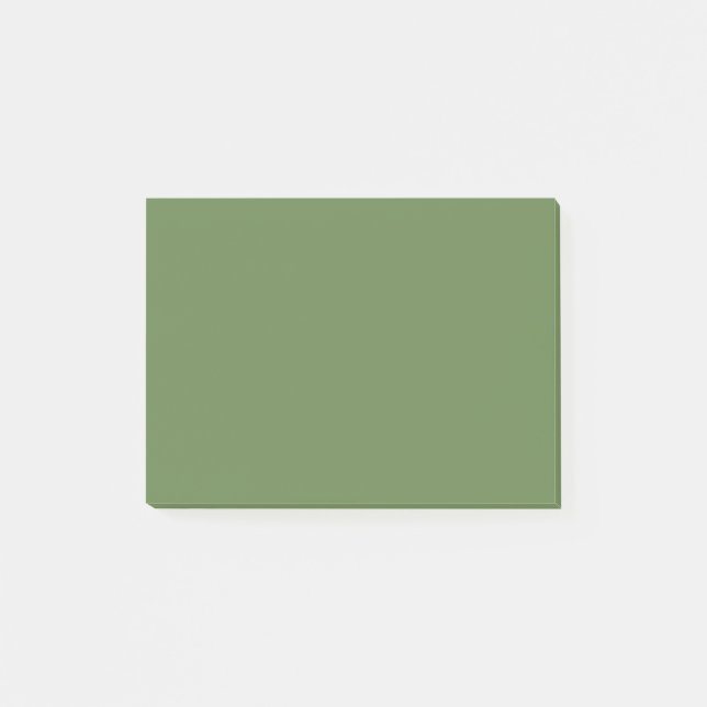 Notas Post-it® Color sólido verde claro (Anverso)