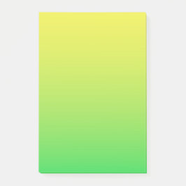 Notas Post-it® Color Verde Amarillo