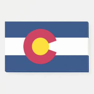 Notas Post-it® Colorado: La bandera del estado centenario de EE.