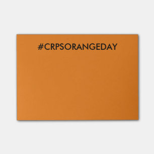 Notas Post-it® Coloree el post-it del #CRPSORANGEDAY de Orange™