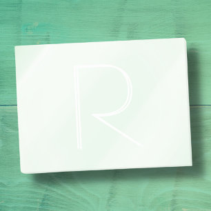 Notas Post-it® Colores de agua pastel minimalistas monograma mode