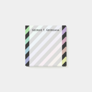 Notas Post-it® Colores en colores pastel y modelo ligeros de las