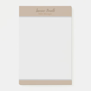 Notas Post-it® Colores Minimalistas pastas profesionales modernos