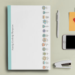 Notas Post-it® Colorful Doodle Flowers Post-it® Notes