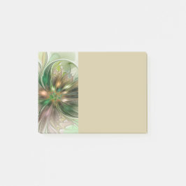 Notas Post-it® Colorful Fantasy Modern Abstract Fractal Flower