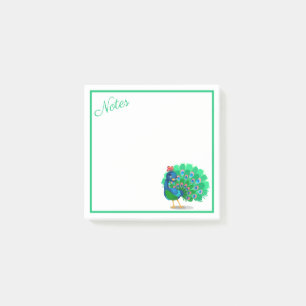Notas Post-it® Colorful Peacock Post-It Notes