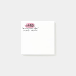 Notas Post-it® Colorful Planner Title/ Header Remember