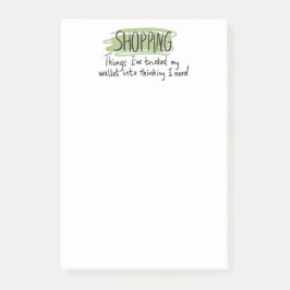 Notas Post-it® Colorful Planner Title/ Header Shopping