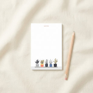 Notas Post-it® Coloridas plantas potentes Minimalistas vibrantes