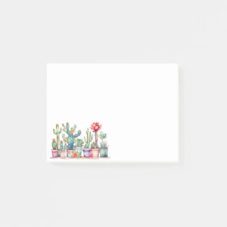 Notas Post-it® Colorido Cacti Potado Y Suculentos