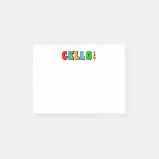 Notas Post-it® Colorido Cello (Anverso)