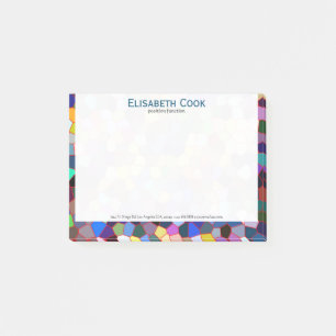 Notas Post-it® Colorido Faux Sed Glass Look 2