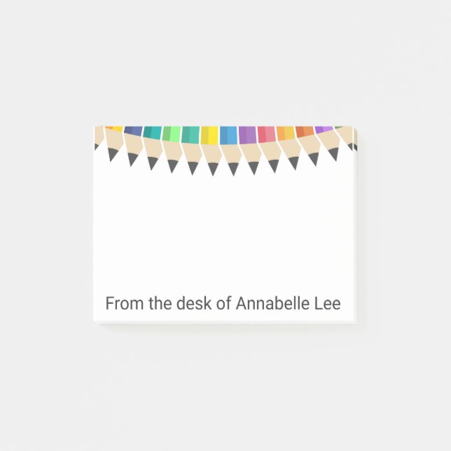 Notas Post-it® Colorido pincho (Anverso)