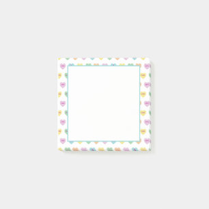 Notas Post-it® Coloridos corazones de conversación de San Valentí